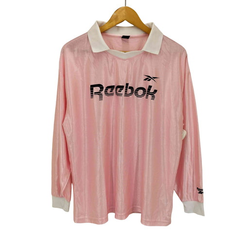 リーボック Reebok ロゴプリント ゲームシャツ メンズ JPN:L