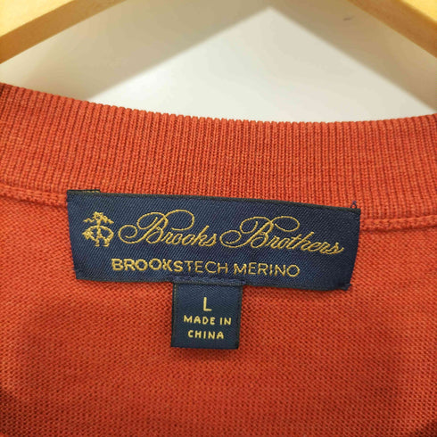 ブルックスブラザーズ BROOKS BROTHERS BROOKSTECH MERINO メリノウール クルーネックニット メンズ import:L
