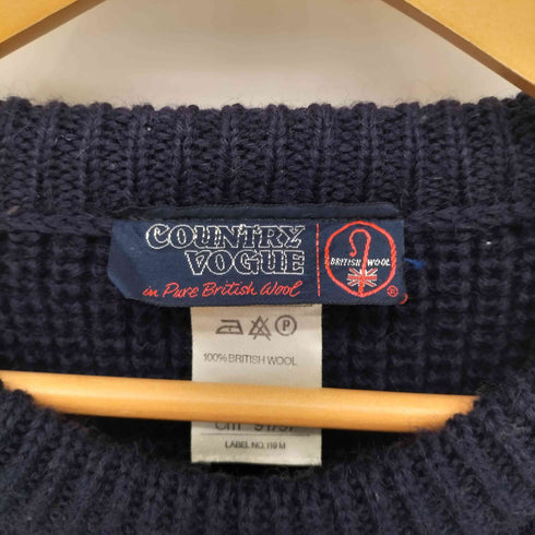 COUNTRY VOGUE ブリティッシュウール コマンドニット メンズ UK36/38