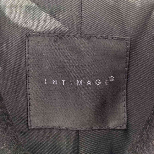 INTIMAGE インティメージ カシミヤ100% ステンカラーコート メンズ 86-165