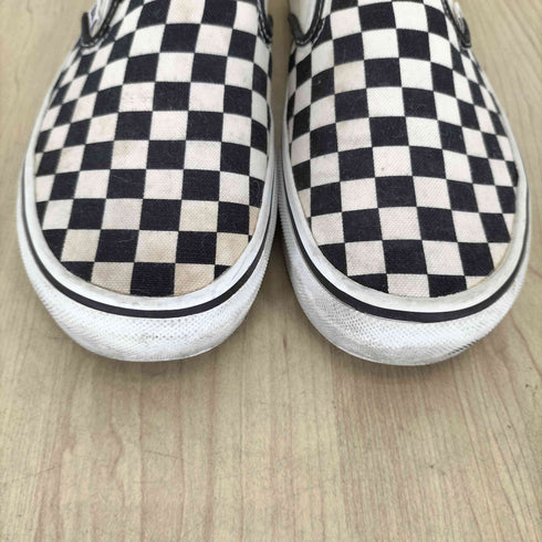 バンズ VANS フラッカーズチェック スリッポン メンズ 27.5