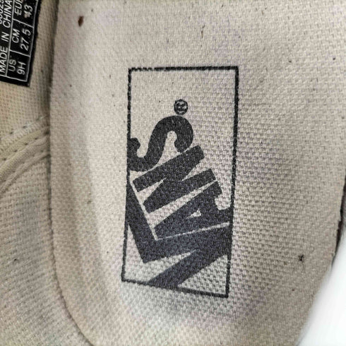 バンズ VANS フラッカーズチェック スリッポン メンズ 27.5