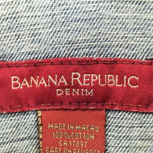 バナナリパブリック BANANA REPUBLIC 00s DENIM デニムトラッカージャケット レディース M