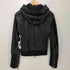 マウジー moussy ラムレザーフーデットジャケット レディース JPN:1