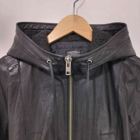 マウジー moussy ラムレザーフーデットジャケット レディース JPN:1