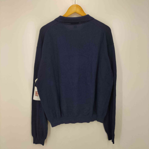 HAROLD POWELL シルク混 ニット ポロ メンズ import:XL