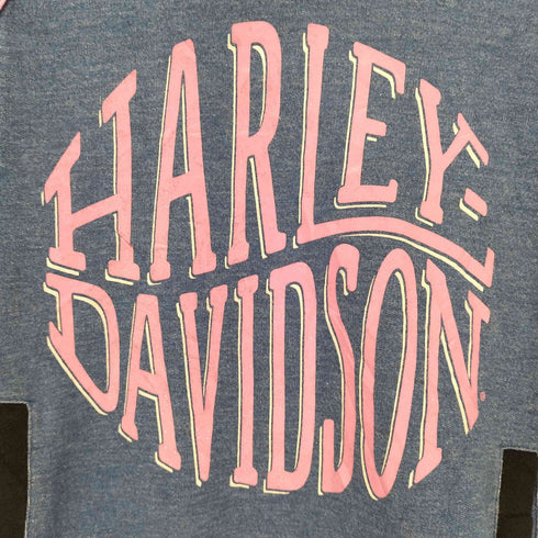ハーレーダビッドソン HARLEY-DAVIDSON ラグランプルオーバーパーカー レディース 7/8