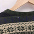 総柄 ウールニット メンズ import:M