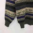 総柄 ウールニット メンズ import:M