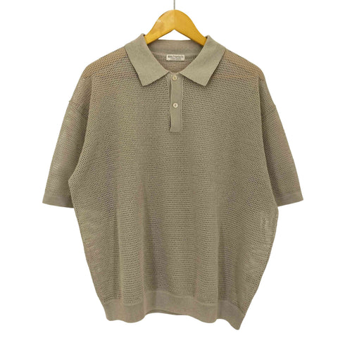 ビューティーアンドユースユナイテッドアローズ BEAUTY & YOUTH UNITED ARROWS 25SS グリッド 半袖 ニット ポロシャツ メンズ JPN:XL