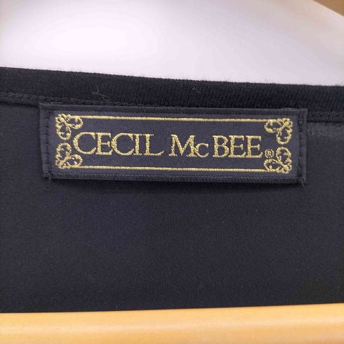 セシルマクビー CECIL McBEE スタッズ オフショルダーカットソー Y2K レディース