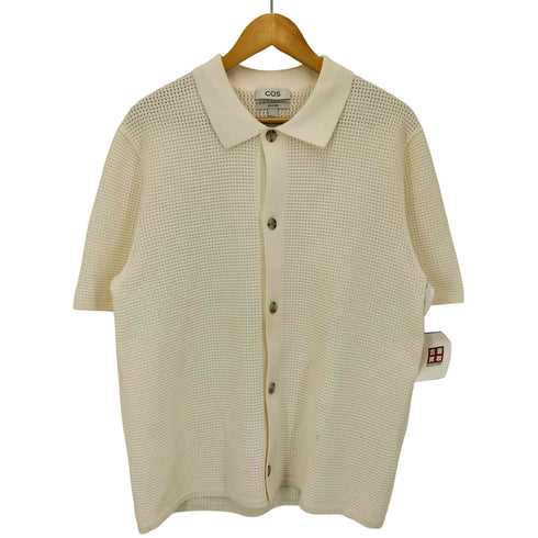コス COS RELAXED FIT オープンニット ショートスリーブシャツ メンズ import:S