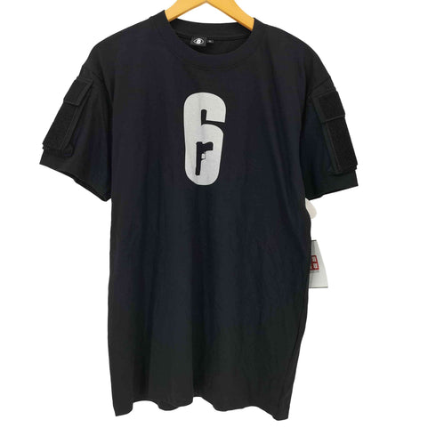プリントクルーネックTシャツ メンズ L