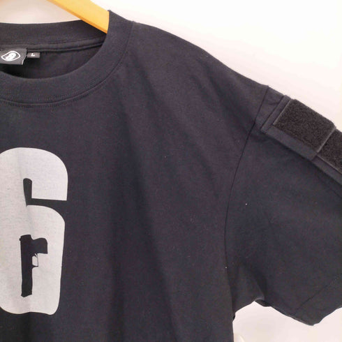 プリントクルーネックTシャツ メンズ L