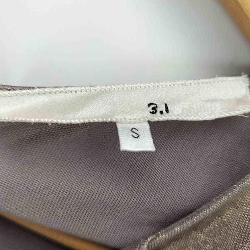 スリーワンフィリップリム 3.1 phillip lim シルク フリル ノースリーブ ブラウス レディース import:S