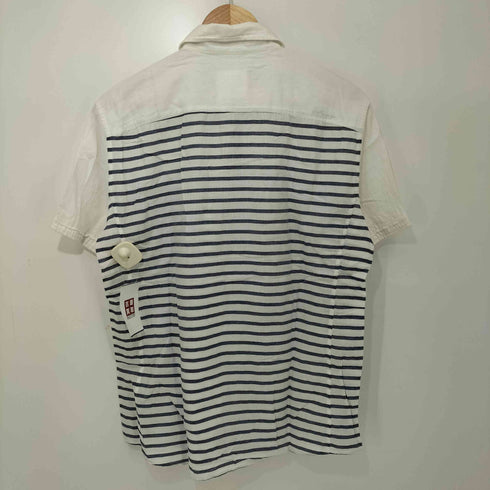キャサリンハムネットロンドン KATHARINE HAMNETT LONDON 半袖ボーダーシャツ メンズ LL