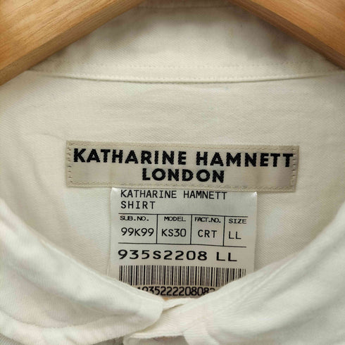 キャサリンハムネットロンドン KATHARINE HAMNETT LONDON 半袖ボーダーシャツ メンズ LL