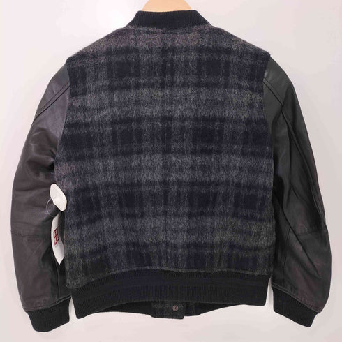 マカフィー MACPHEE レザーアーム モヘア混ウールジャケット レディース JPN:38