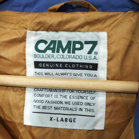 CAMP7 フーデッド ダウンジャケット メンズ import:XL