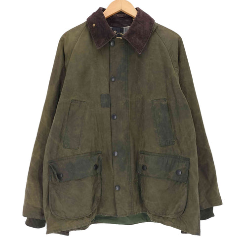 バブアー Barbour 90-00S 英国製 縦ワラントタグ 裏地チェック BEDALE JACKET ビデイル オイルド ジャケット メンズ C40/102CM