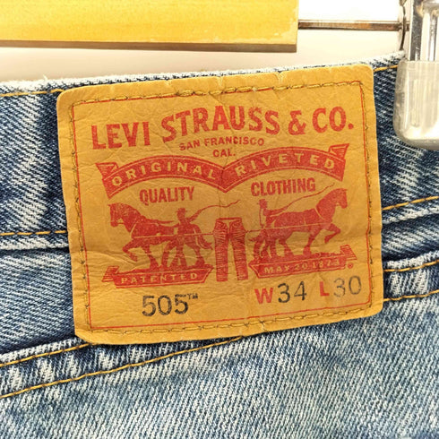リーバイス Levis 505 レギュラーフィット ジーンズ ダークインディゴ メンズ W34 L30
