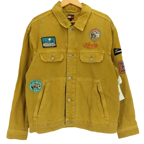 トミージーンズ tommy jeans マルチパッチ デニムジャケット 4TH メンズ import:S