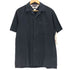 トミーヒルフィガー TOMMY HILFIGER REGULAR FIT ロゴ刺繍 シアサッカー S/S オープンカラー シャツ メンズ import:L