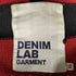 DENIM LAB GARMENT ボーダー ジップアップ ニットパーカー メンズ LL
