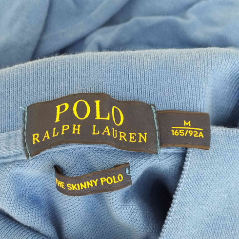 ポロラルフローレン POLO RALPH LAUREN THE SKINNY POLO ビッグポニー刺繍 半袖 ポロシャツ レディース M