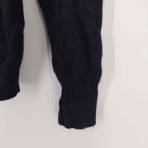 ラルフローレン RALPH LAUREN カシミヤ100% ケーブル編み ニットカーディガン レディース M