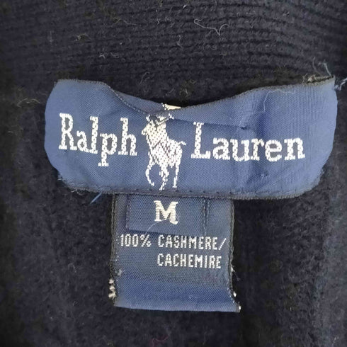 ラルフローレン RALPH LAUREN カシミヤ100% ケーブル編み ニットカーディガン レディース M