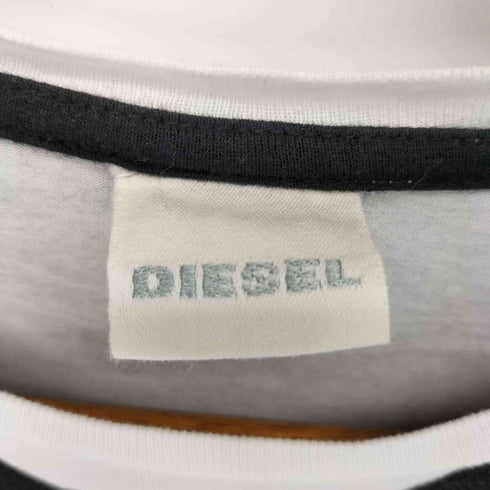 ディーゼル DIESEL トロンプルイユ クルーネック長袖Tシャツ Y2K レディース import:M