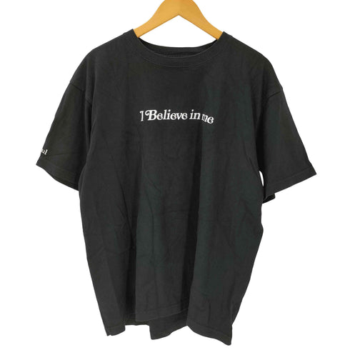 ヴェルディ VERDY 26SS I Believe in me プリント Tシャツ 個展 韓国 SEOUL S/S カットソー ブラック メンズ import:XL