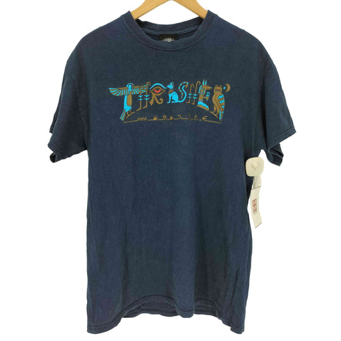 スラッシャー THRASHER フロントロゴプリント S/S Tシャツ メンズ import:M