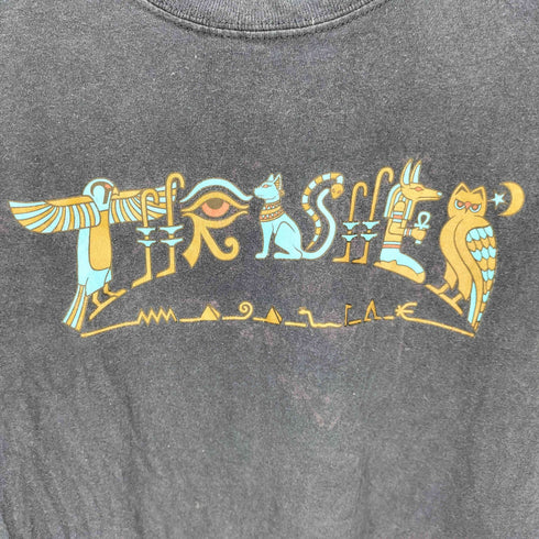 スラッシャー THRASHER フロントロゴプリント S/S Tシャツ メンズ import:M