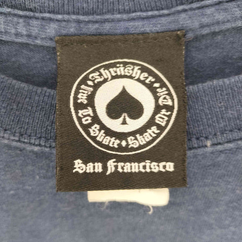スラッシャー THRASHER フロントロゴプリント S/S Tシャツ メンズ import:M