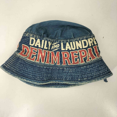 キャピタル KAPITAL 26SS 11.5oz デニム ランドリー HAT ヴィンテージ 加工 ロゴ プリント メンズ ONE SIZE