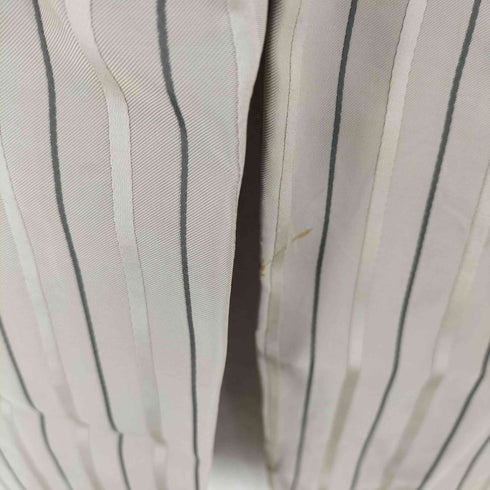 メゾンマルジェラ Maison Margiela 04 2タック ドレープレーヨン ストライプ スラックス パンツ レディース 40