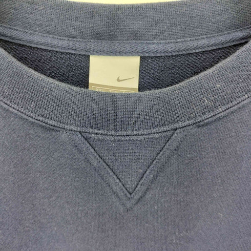 ナイキ NIKE 00s グレータグ スウッシュ ワンポイント刺繍 Vガゼット スウェット メンズ JPN:XXL