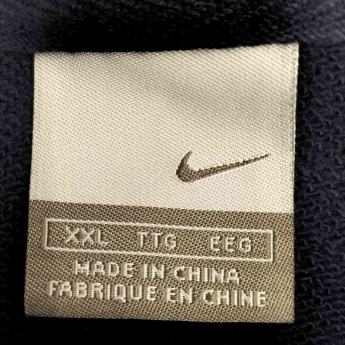 ナイキ NIKE 00s グレータグ スウッシュ ワンポイント刺繍 Vガゼット スウェット メンズ JPN:XXL
