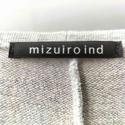 ミズイロインド mizuiro ind ノースリーブ スウェットワンピース レディース