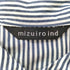 ミズイロインド mizuiro ind ストライプ シェルボタン オーバーサイズシルエット シャツジャケット レディース