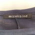 ミズイロインド mizuiro ind チュールネックワイドワンピース レディース