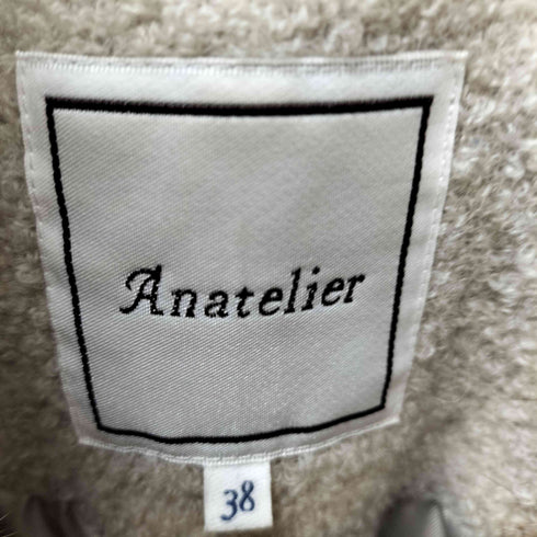 アナトリエ anatelier フォックスファーポンチョコート レディース