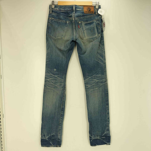 ヒステリックグラマー HYSTERIC GLAMOUR スタッズ ダメージ ステッチ フレアデニム Y2K レディース JPN:XS