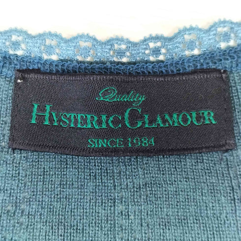 ヒステリックグラマー HYSTERIC GLAMOUR ヒスガールプリント レース ドッキング キャミソール y2k レディース FREE