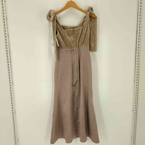 リリーブラウン Lily Brown 23AW ベロアドッキングリボンワンピース レディース 0