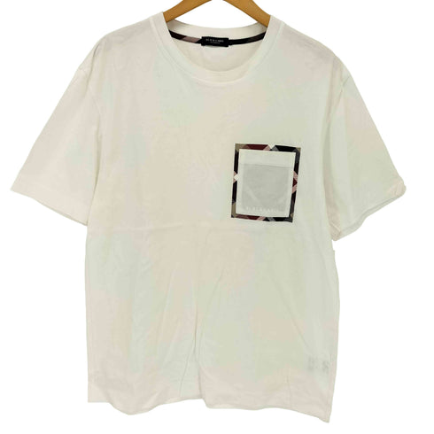 ブラックレーベルクレストブリッジ BLACK LABEL CRESTBRIDGE フロントポケットクルーネックTシャツ メンズ import:L