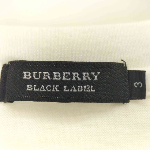 バーバリーブラックレーベル BURBERRY BLACK LABEL ロゴ刺繍 ユニオンジャック クルーネックTシャツ メンズ 3