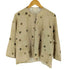 CUS クス OVERSIZE L/S COLLARLESS Shirt - Dots Print レディース XS